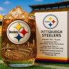 Pittsburgh Steelers Terrible Towel 50th Anniversary Whiskey Glass