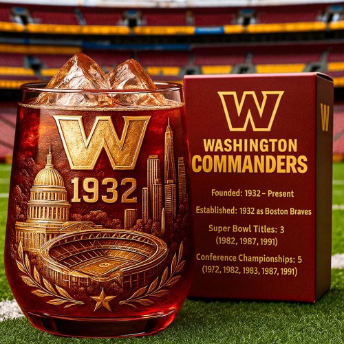 Washington Commanders Collector Glass