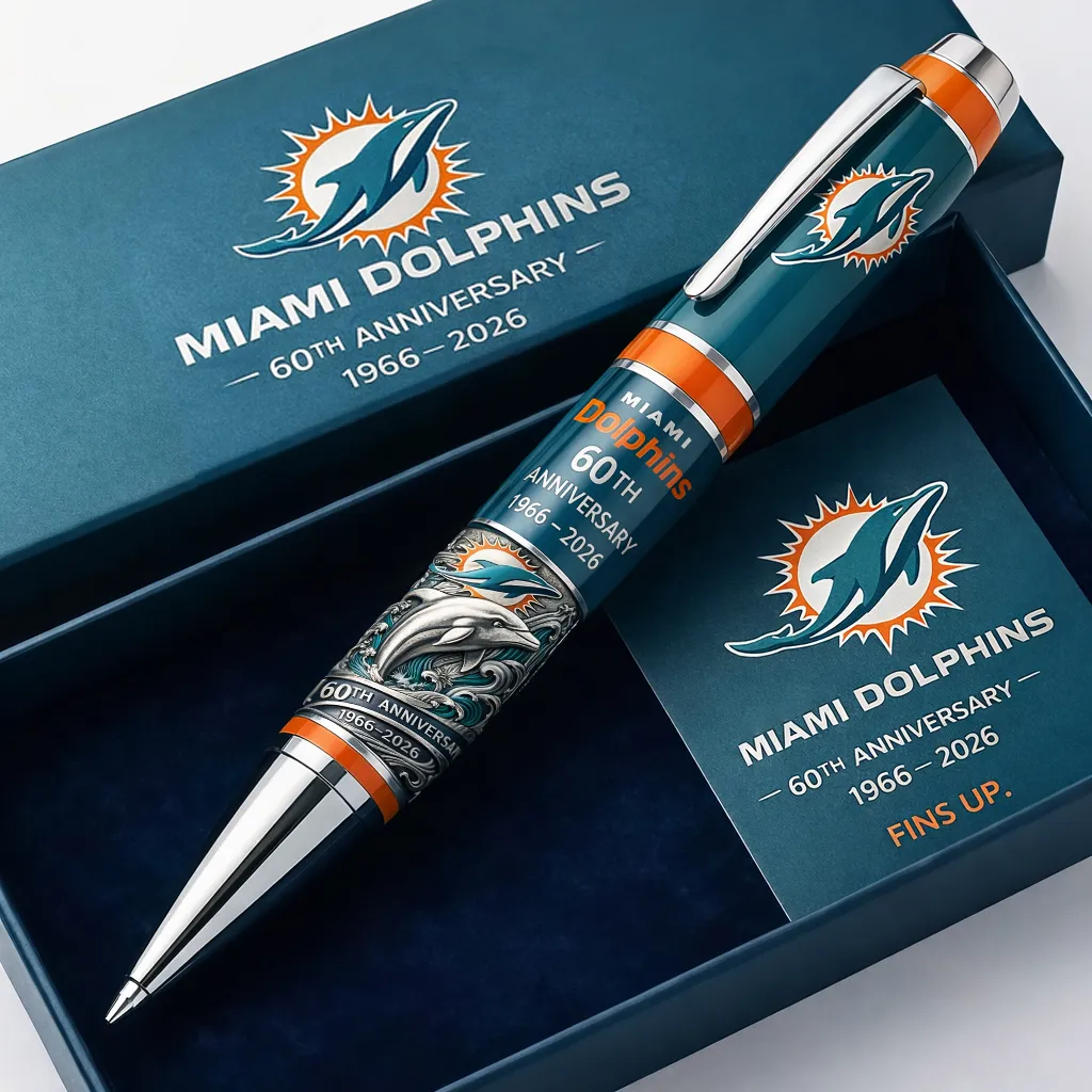 Gedenk stift zum 60-jährigen Jubiläum der Miami Dolphins