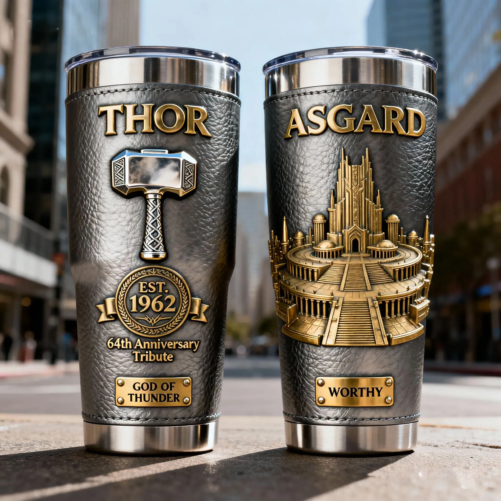 Superhero-Themed Anniversary Tumbler Collection Superhero-Themed Anniversary Tumbler Collection