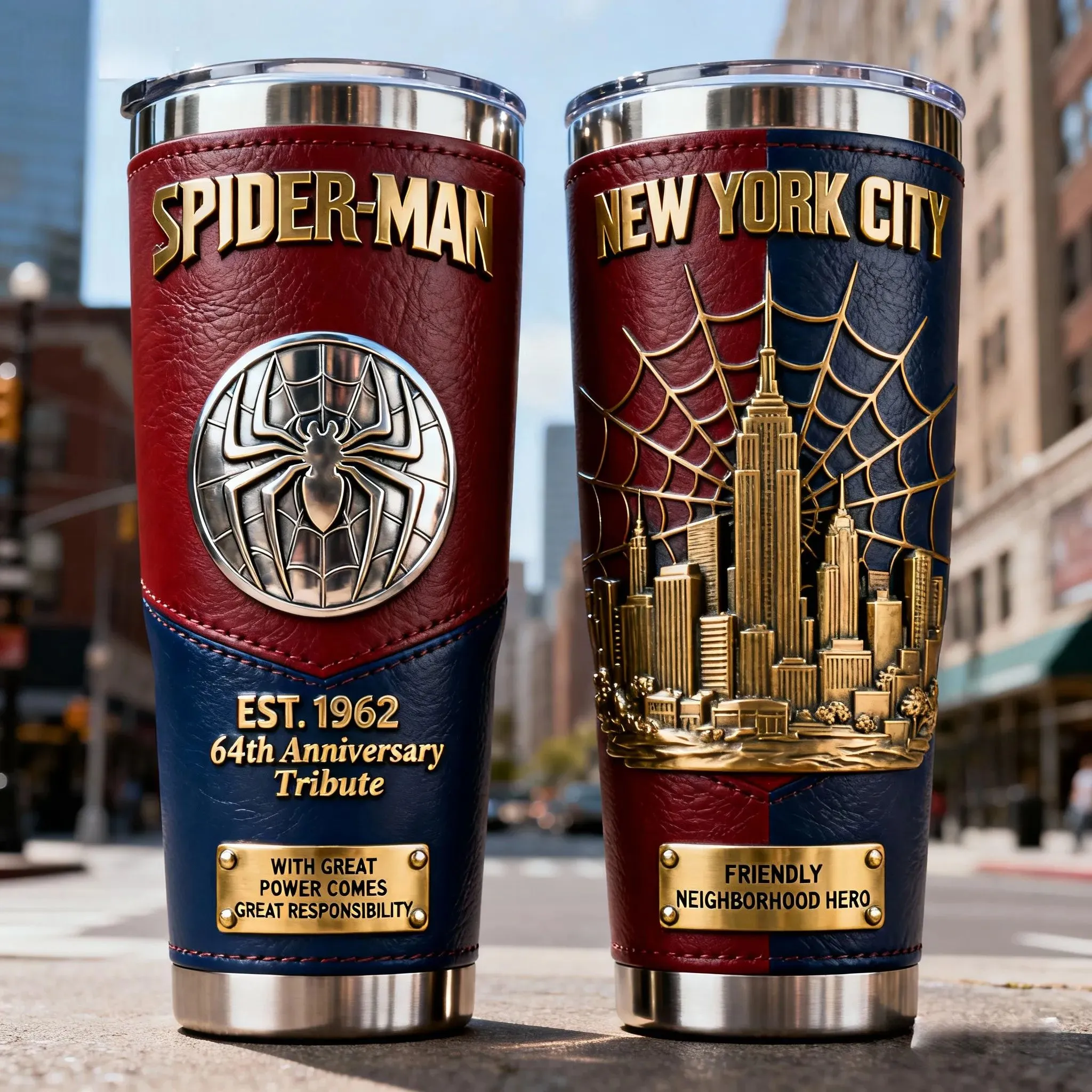 Superhero-Themed Anniversary Tumbler Collection Superhero-Themed Anniversary Tumbler Collection
