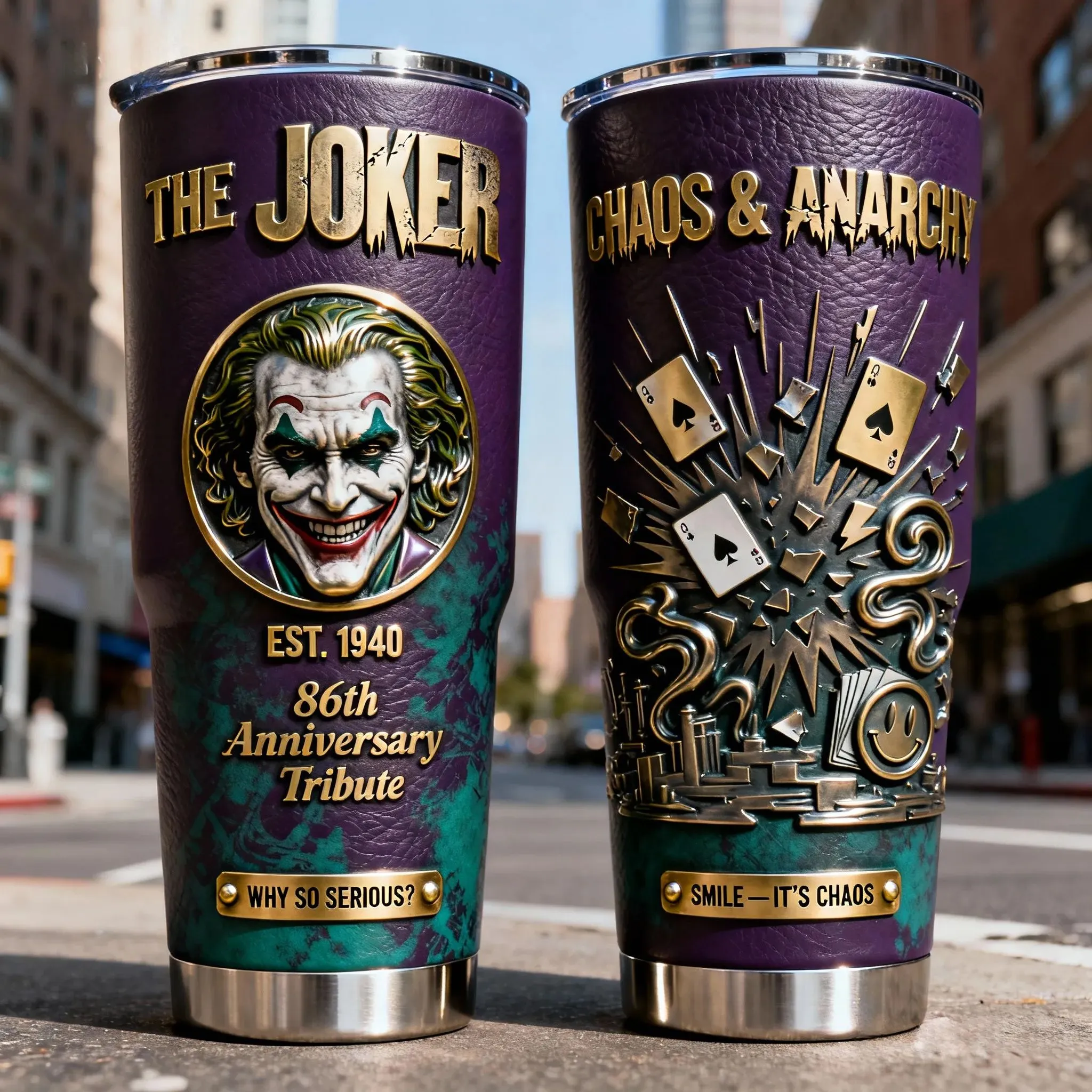 Superhero-Themed Anniversary Tumbler Collection Superhero-Themed Anniversary Tumbler Collection