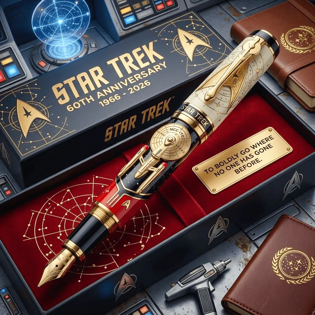 Star Trek 60. Jahrestag Gedenk ausgabe Füll federhalter (1966-2026) Star Trek 60. Jahrestag Gedenk ausgabe Füll federhalter (1966-2026)