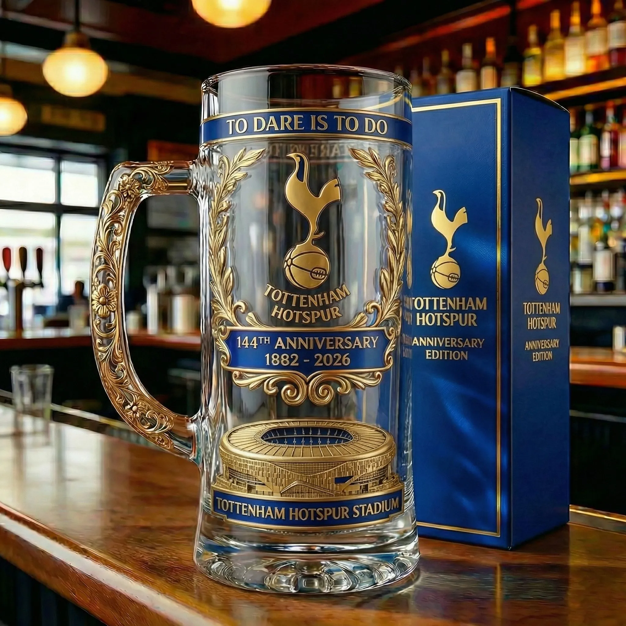 Tottenham Hotspur 144. Jubiläums-Gedenk glas (1882-2026)